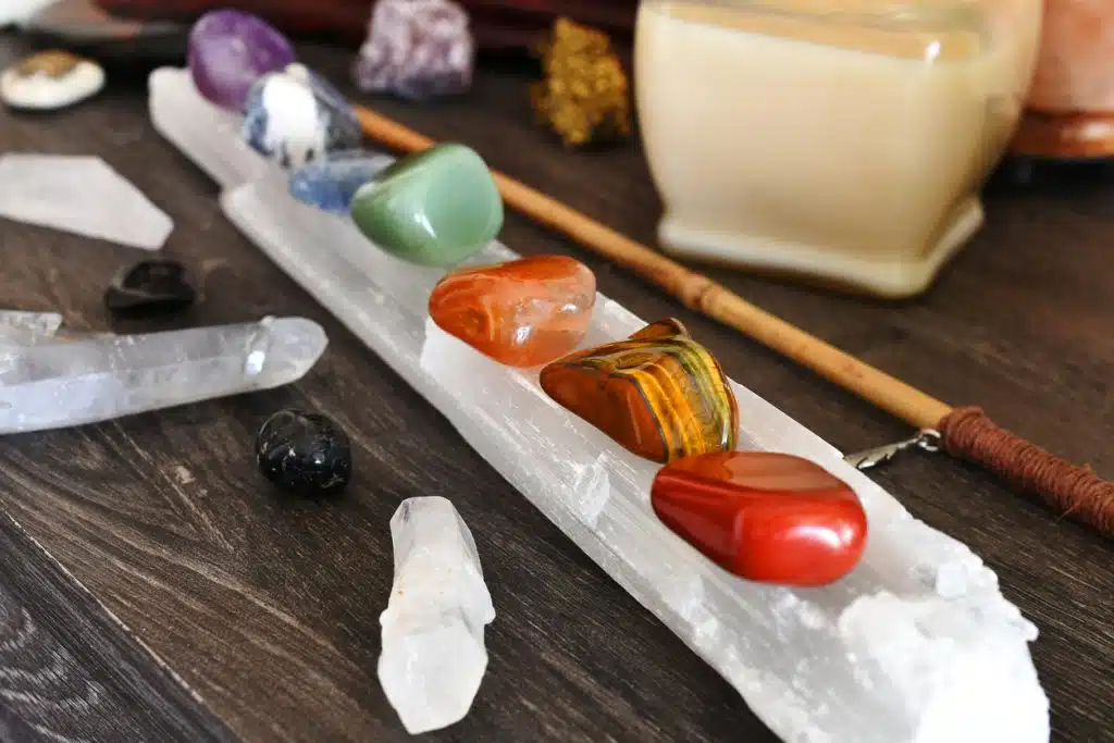 Cleanse crystals selenite stick