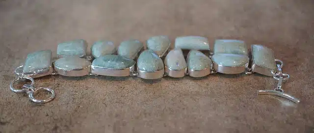 Wearing Amazonite Bracelet