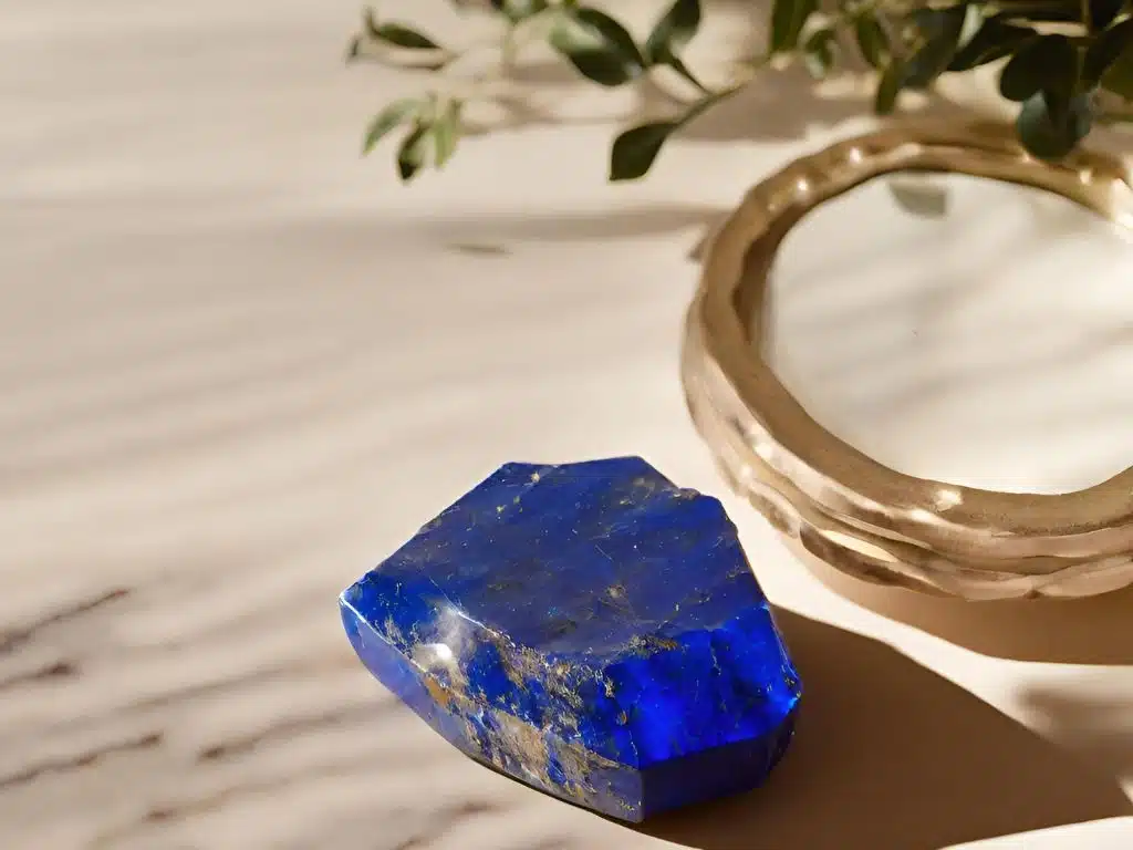 Lapis lazuli placement