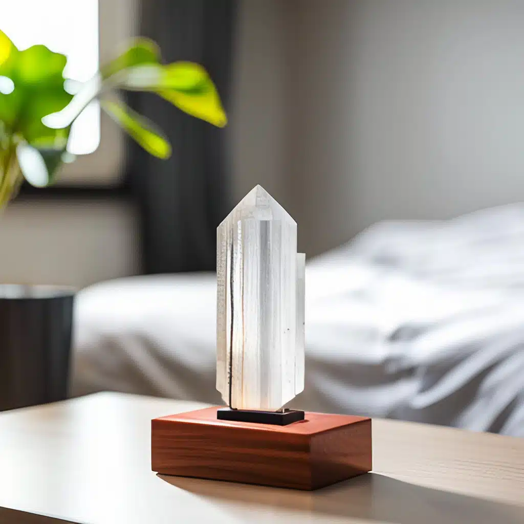 selenite near bed